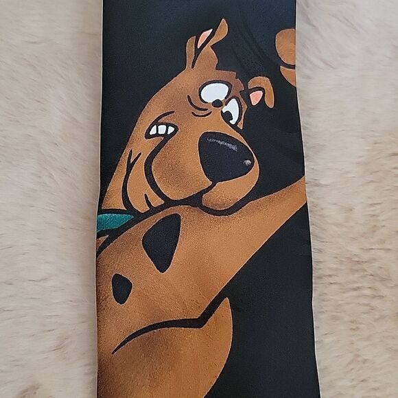 CARTOON NETWORK VINTAGE SCOOBY-DOO BLACK TIE - Picture 2 of 4